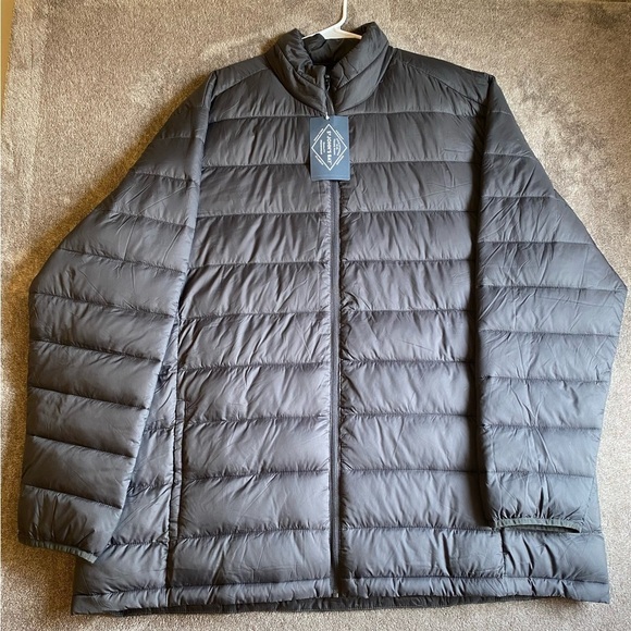 St. John's Bay Black Quilted Puffer Jacket with Stand-Up Collar. NWT - Picture 1 of 7